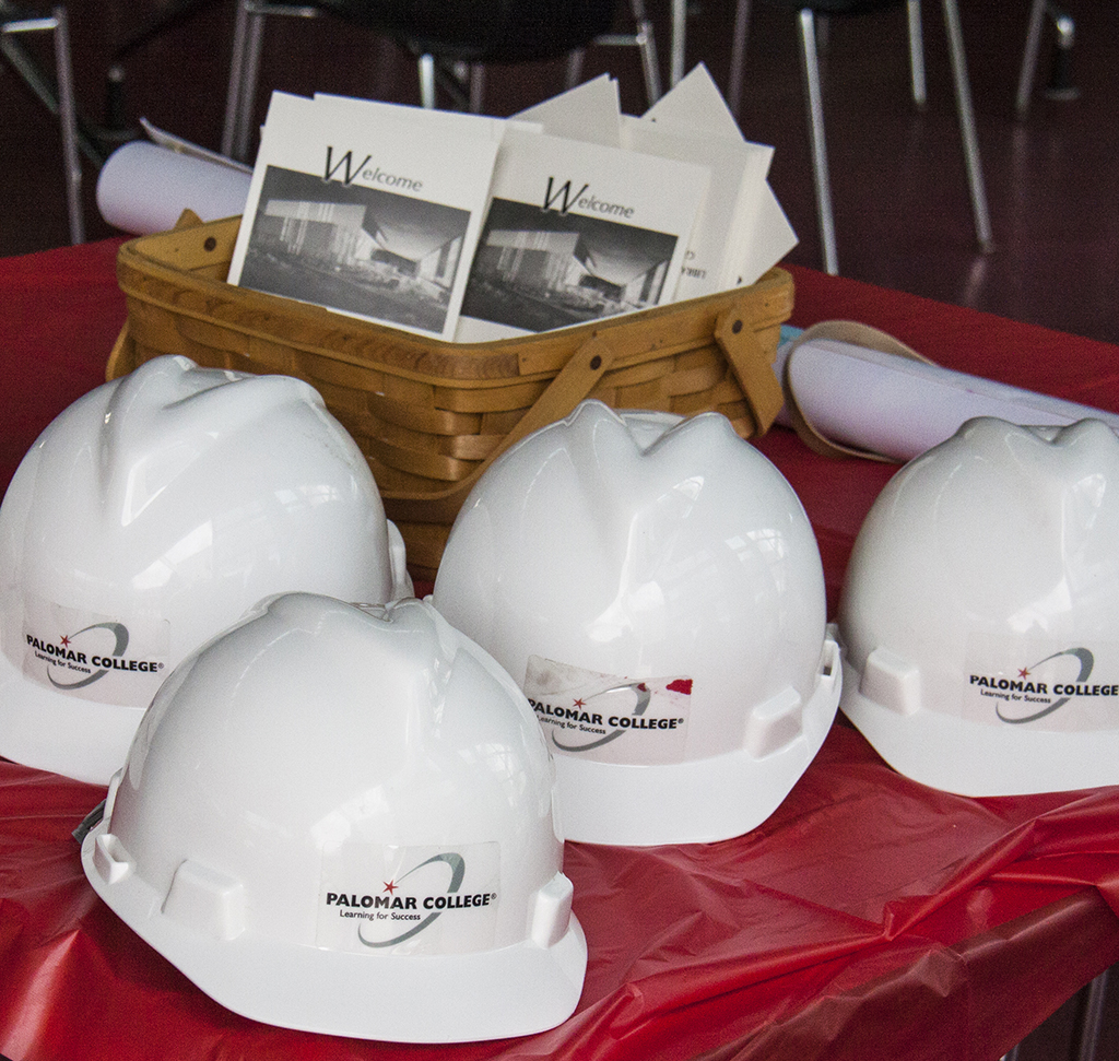 Palomar College conducted the ground breaking ceremony for the new library and Learning Resource Center on May 8 in the Student Union. Stephen Davis/The Telescope
