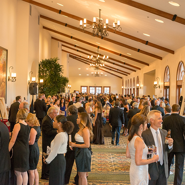 Guests mingle in the foyer of the Costa del Sol Ballroom at the Omni La Costa Resort & Spa before the beginning of the Palomar College President's Associates 24th Annual Gala at the on Saturday, Sept 12, 2015.