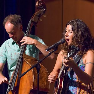 The Steph Johnson Trio performed a free jazz concert at the Palomar College Howard Brubeck Theatre on Thursday, September 29, 2016. The trio features Steph Johnson on guitar and vocals, Rob Thorsen on bass and Fernando Gomez on drums. This was one of the Fall 2016 Thursday Concert Hours presented by Palomar. Joe Dusel / The Telescope.