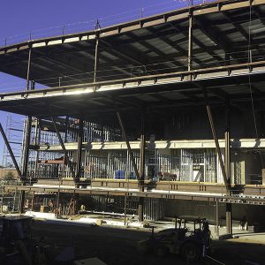 construction progress of the new library at Palomar College on Nov. 30. Kayla Rambo/ The Telescope