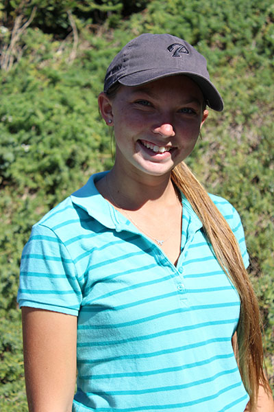 Palomar College Women’s Golf team member Vendella Lunde. Iray Gomez/The Telescope