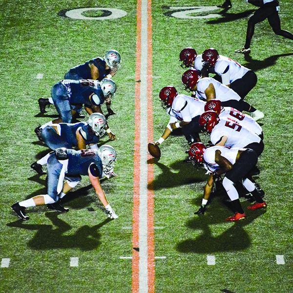Palomar's Comets head up against Chaffey's Panthers on Saturday night's game Sept. 30, 2017. (Raffaele Reade/The Telescope)