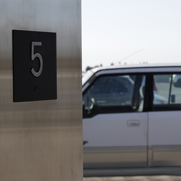 The new Palomar parking structure located near the H building, Feb 13. Taylor Hardey / The Telescope