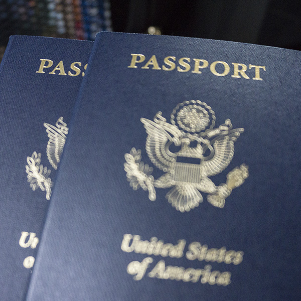 United States passports for international travel. Photo courtesy of Deb Hellman.