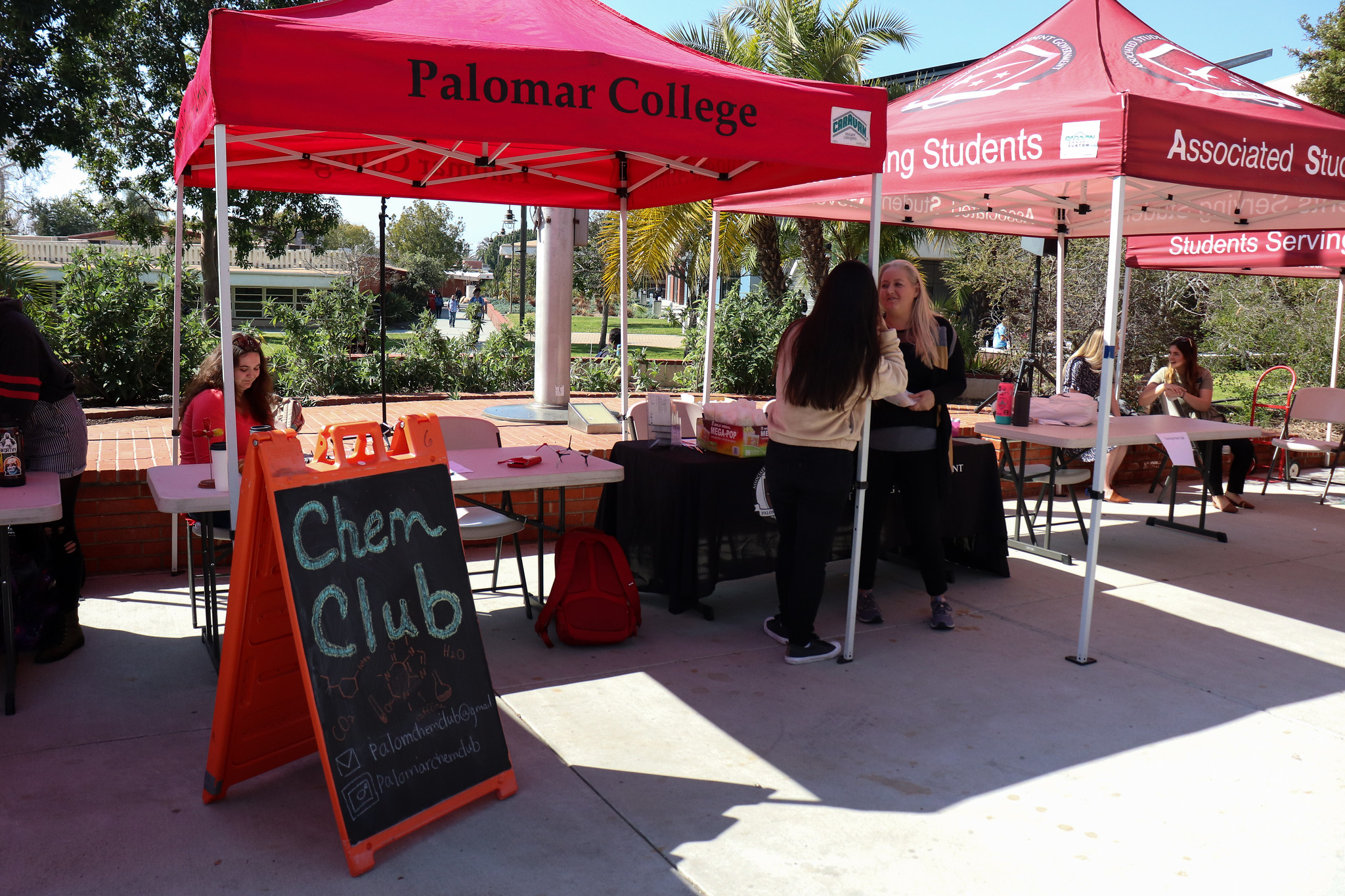 Palomar's club rush event showcased student interest, hobbies and diversity. (Kiana Teixeira/The Telescope)