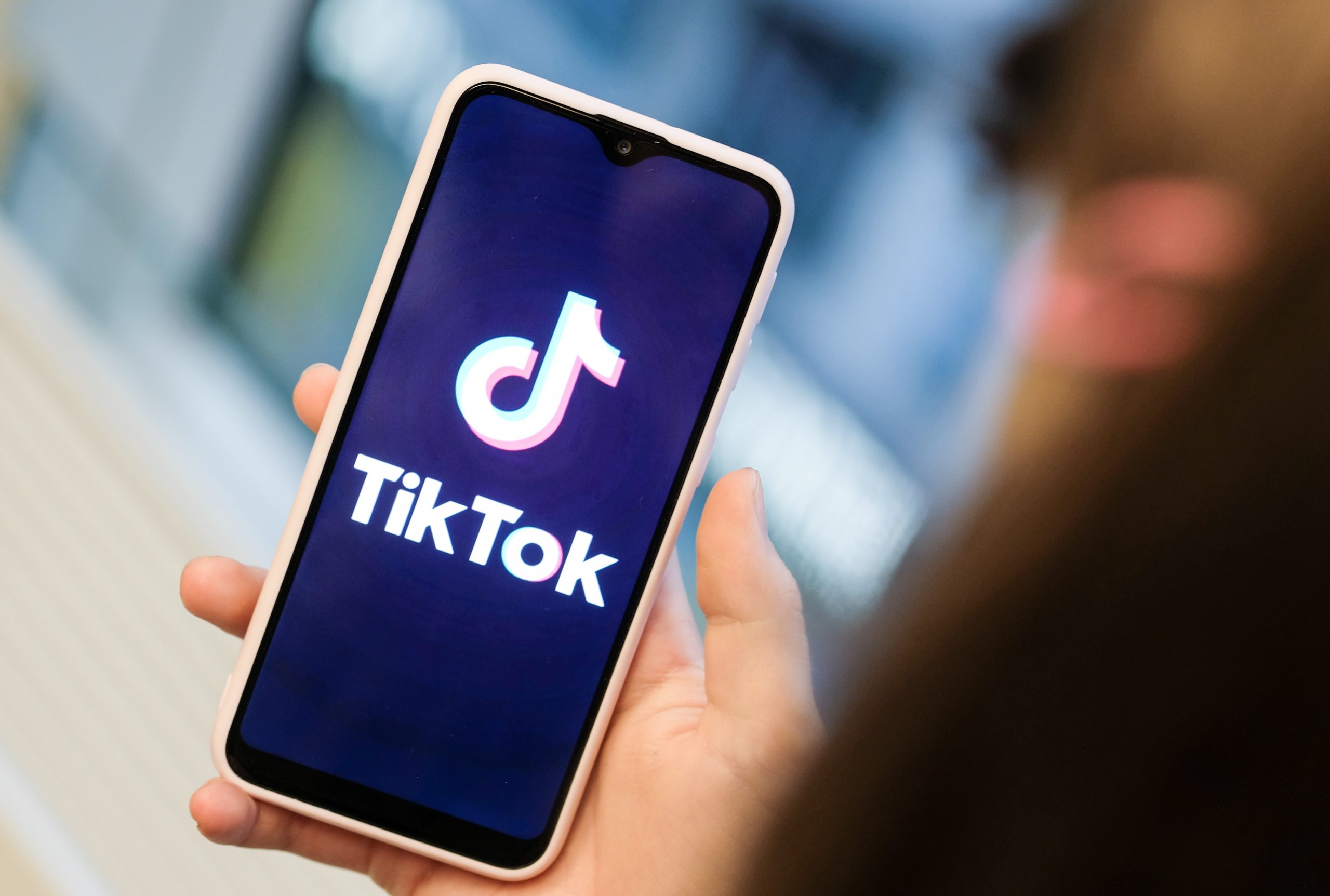 Tik Tok app on phone