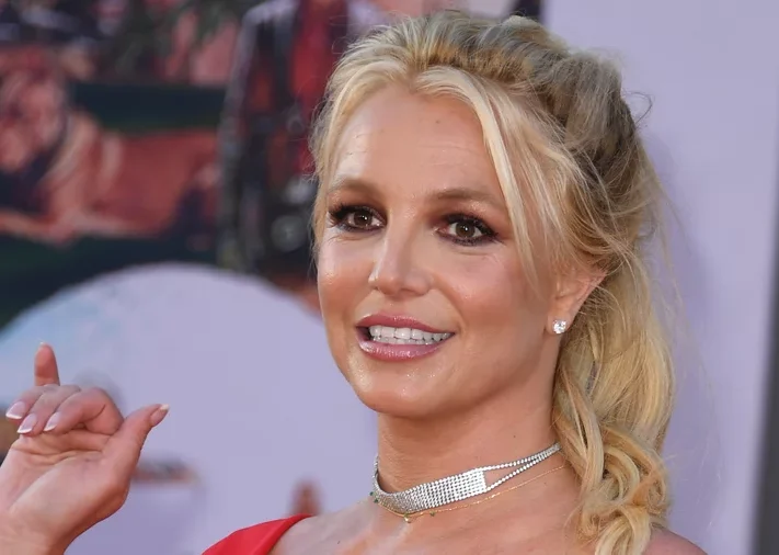 Britney Spears at a movie premiere in 2019