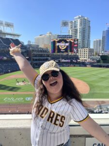  Taylor Leonard is a journalism major at Palomar College. In the future, Taylor's dream is for the San Diego Padres broadcast team to her passion for baseball because she has been a huge fan her entire life. During her free time, she loves spending time with family and friends and her dog Rudy. 