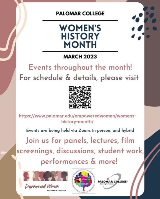 Women’s History Month Events at Palomar College