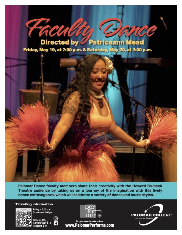 Event flyer with dancing woman