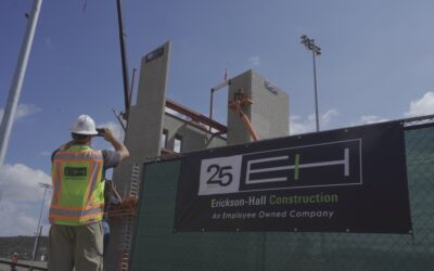 Stadium construction reaches milestones, but sports will have to wait.