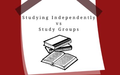 Studying independently vs study groups.