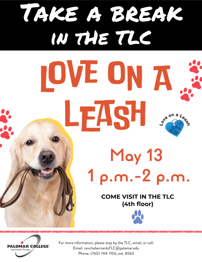 Love on a Leash flyer.