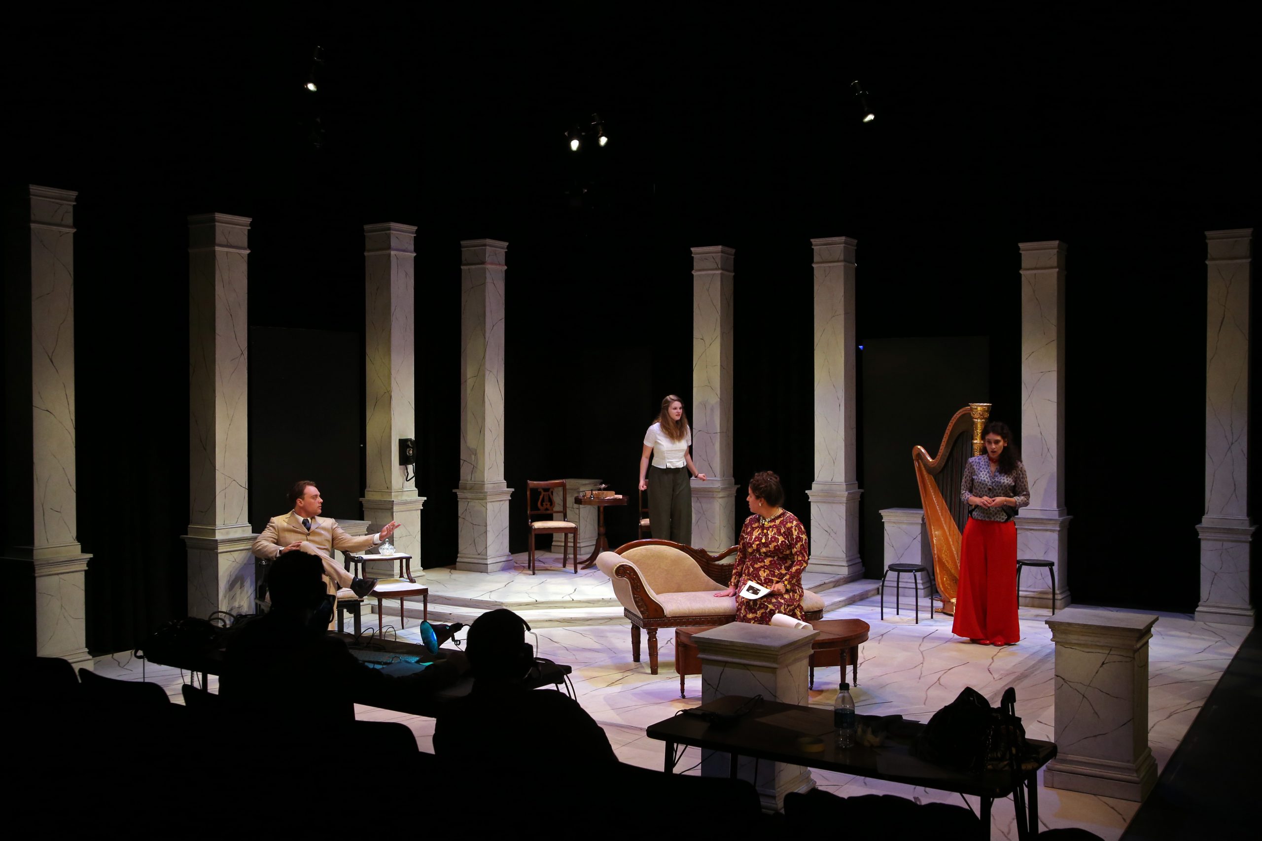 Performing Arts Photo - Actors on sound stage