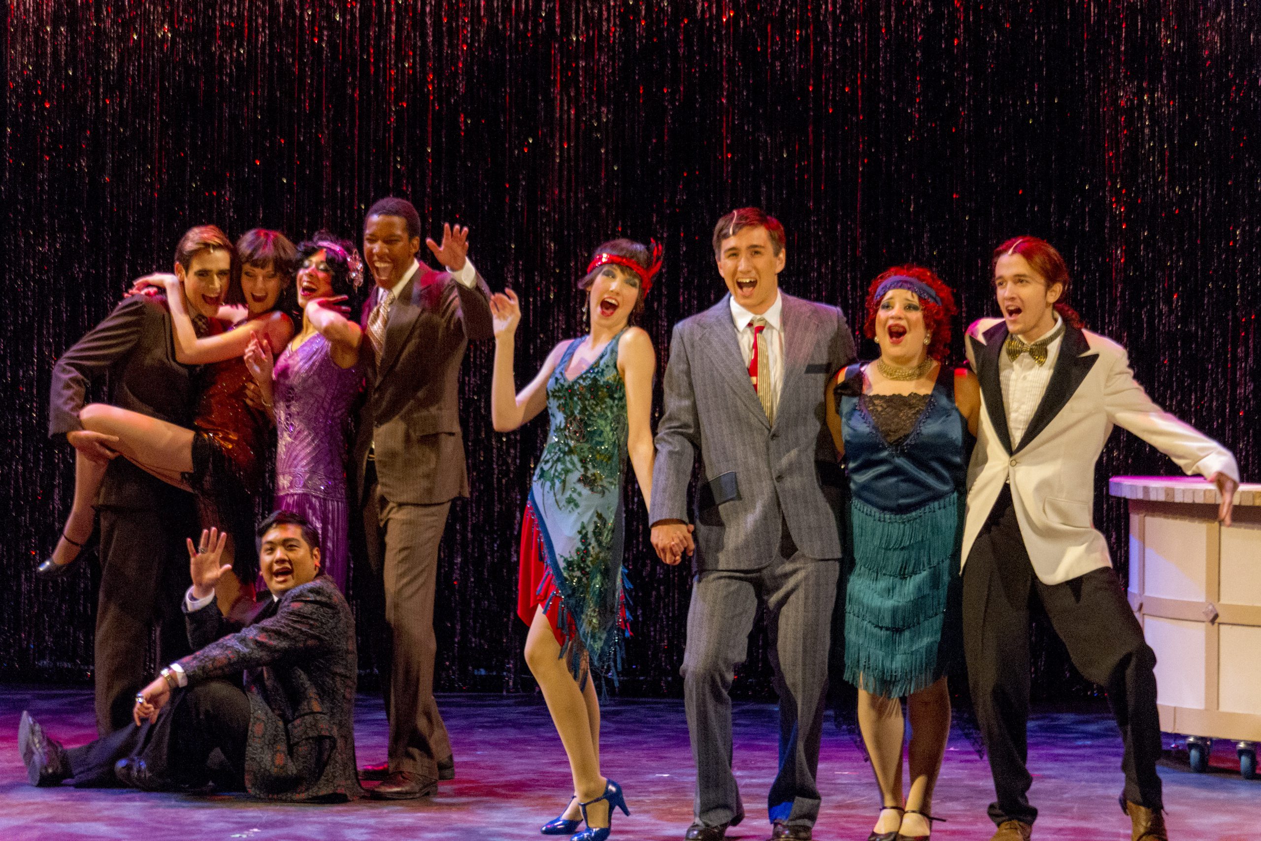 Action photo from Cabaret stage performance