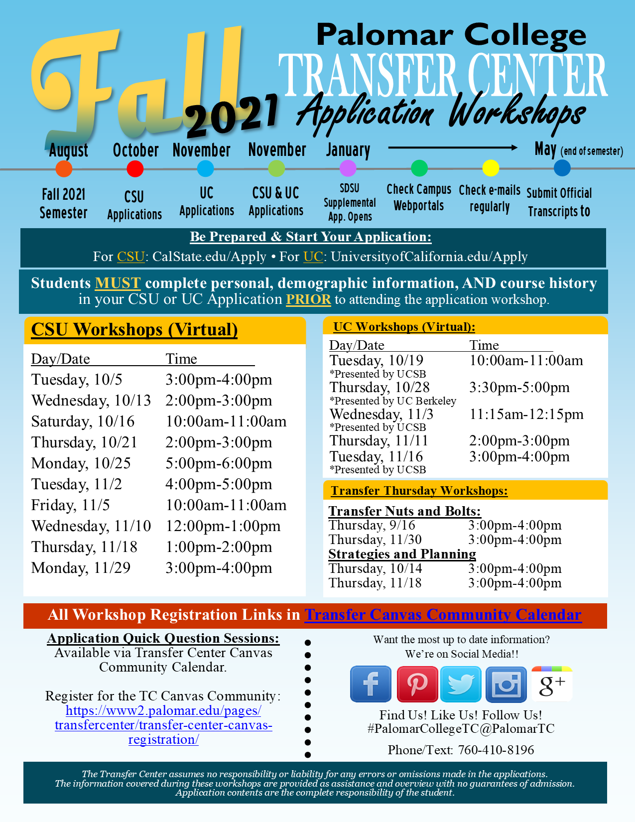 Csus Fall 2022 Calendar Csu Application Workshop – Transfer Center