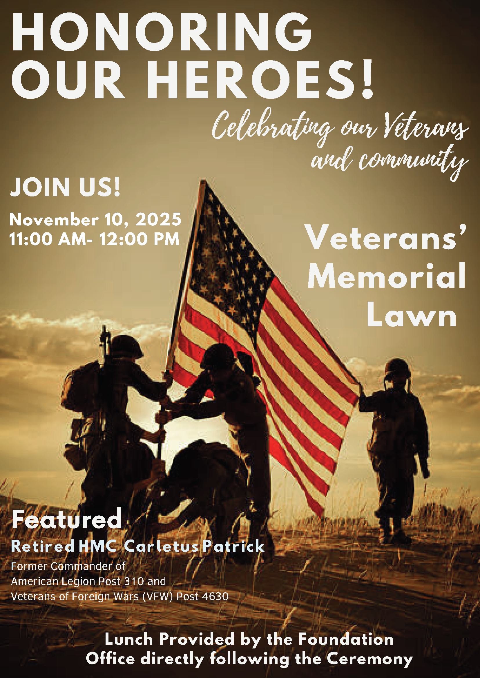 Flyer – Honoring Our Heroes