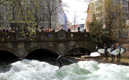 Surfing in Munich