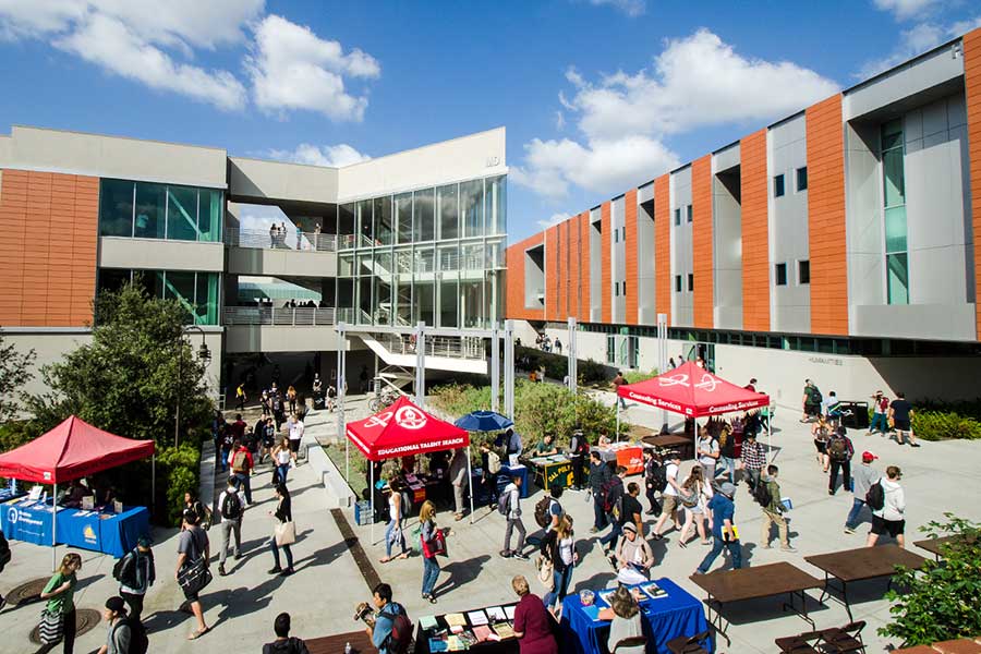 San Marcos Campus during the first week of school.