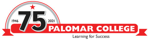 Palomar College. Learning for Success. 75 Years (1946 - 2021)